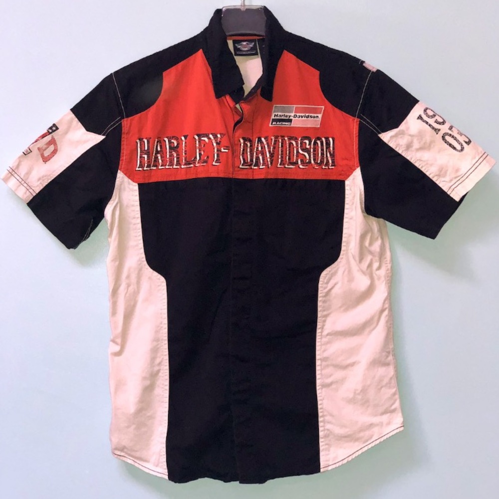 Harley Davidson Button Up